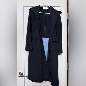 Intermix Charcoal Long Wool Coat